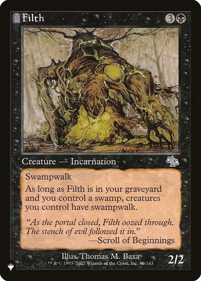 2020 The List Filth #JUD-66 uncommon card image