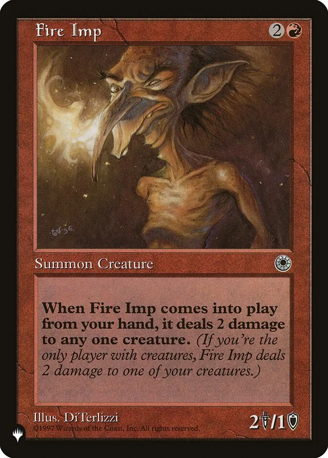 2020 The List Fire Imp #POR-126 uncommon card image