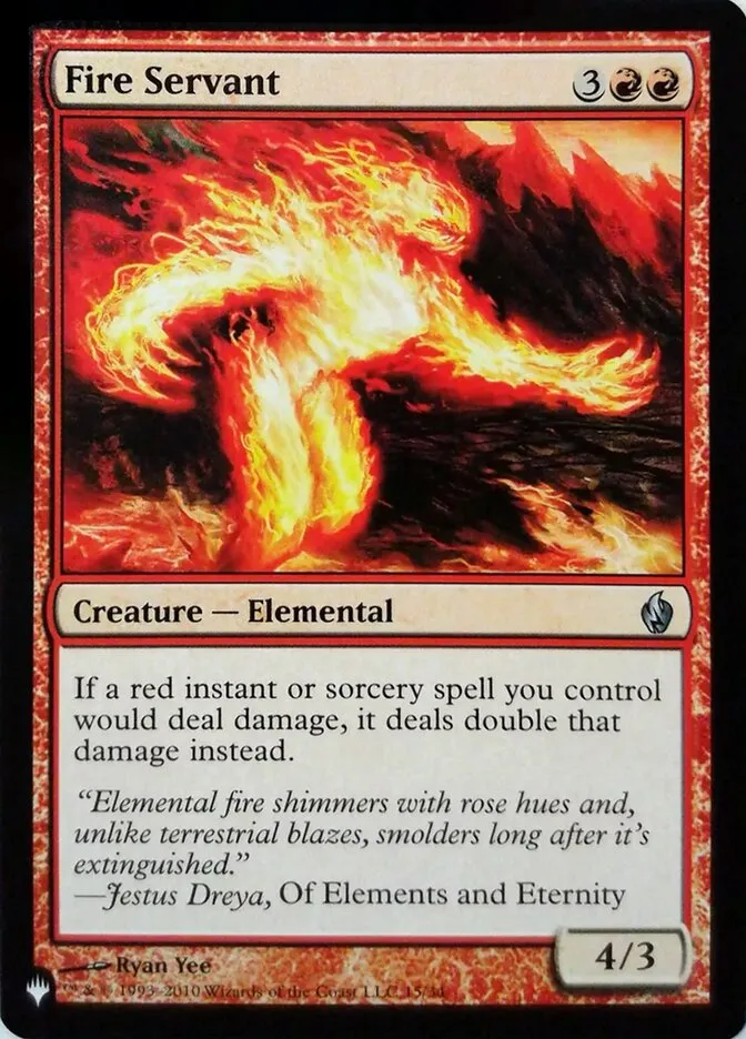 2020 The List Fire Servant uncommon #PD2-15 uncommon card image