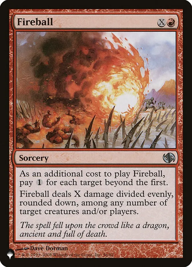 2020 The List Fireball #DD2-56 uncommon card image