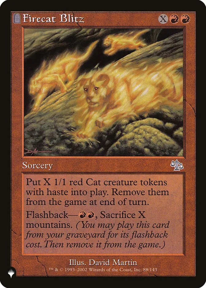 2020 The List Firecat Blitz uncommon #JUD-88 uncommon card image
