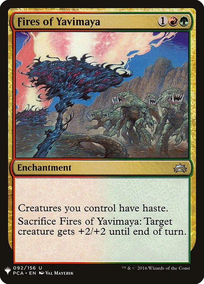2020 The List Fires of Yavimaya #PCA-92 uncommon card image