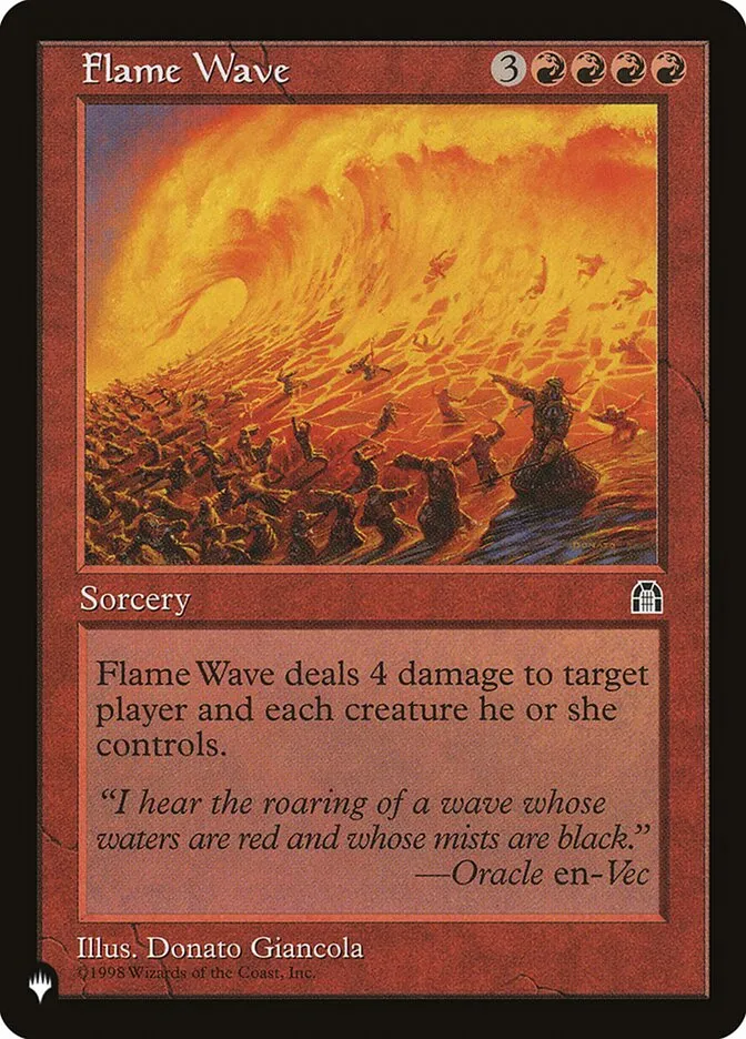 2020 The List Flame Wave uncommon #STH-81 uncommon card image