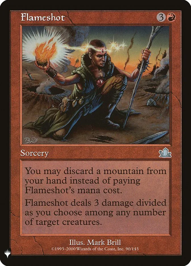 2020 The List Flameshot #PCY-90 uncommon card image