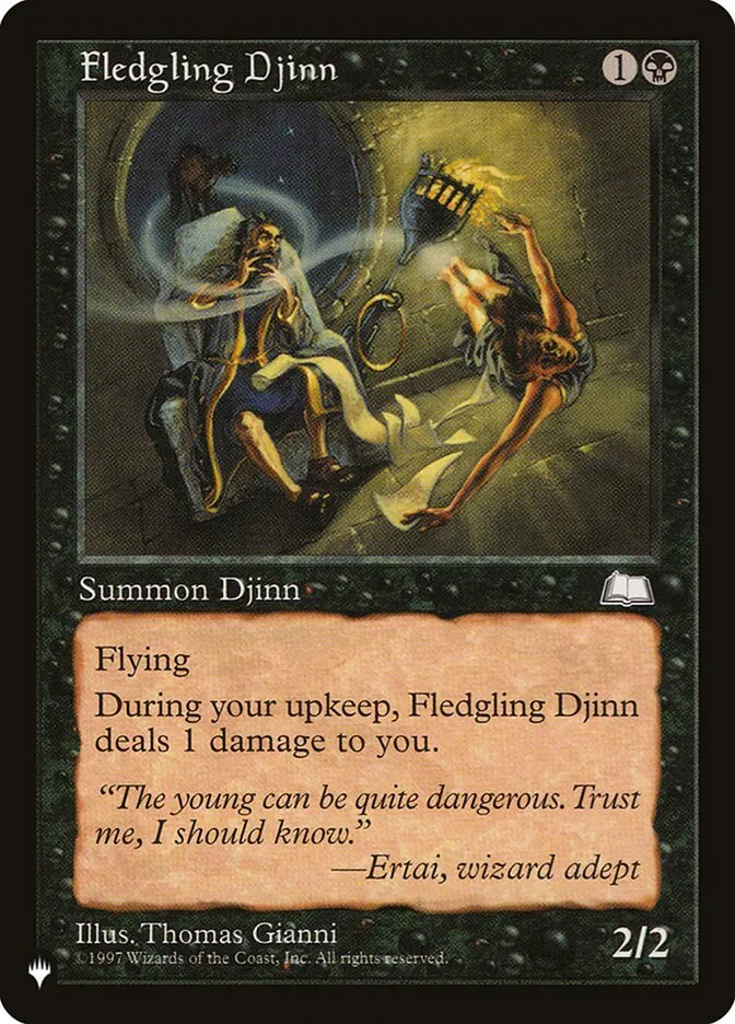 2020 The List Fledgling Djinn #WTH-69 common card image