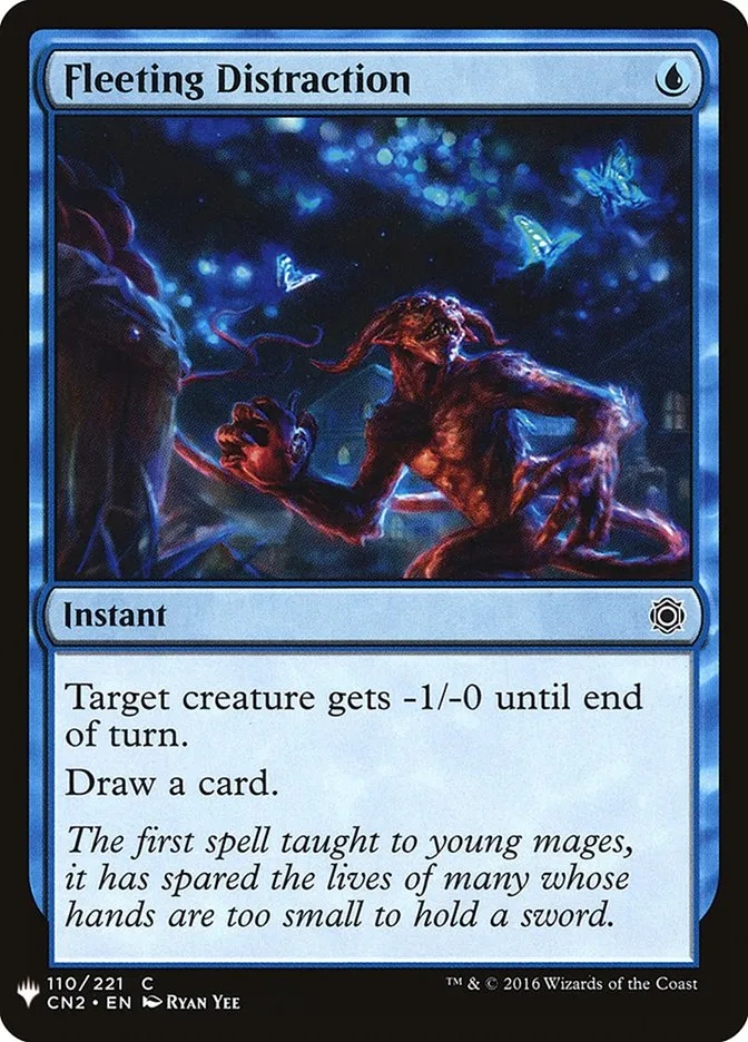 2020 The List Fleeting Distraction #CN2-110 common card image
