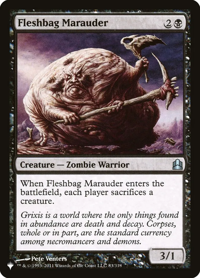 2020 The List Fleshbag Marauder #CMD-83 uncommon card image