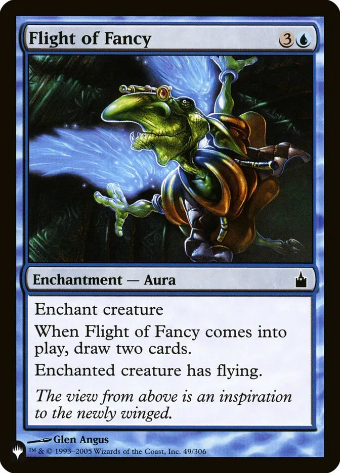 2020 The List Flight of Fancy #RAV-49 common card image