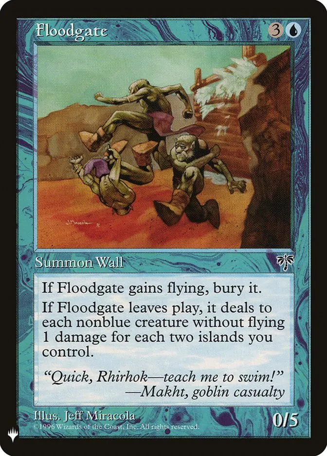 2020 The List Floodgate uncommon #MIR-67 uncommon card image