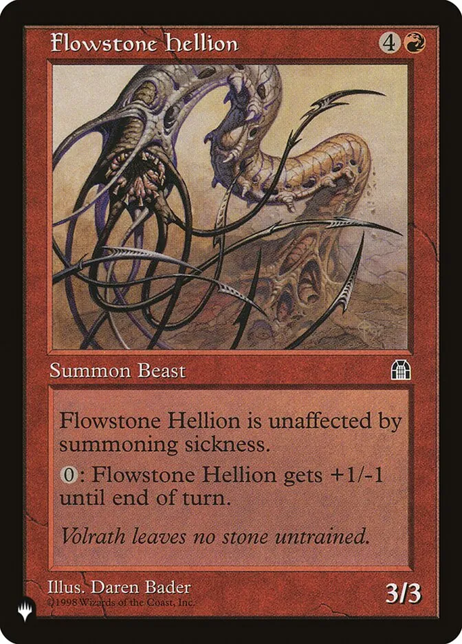 2020 The List Flowstone Hellion uncommon #STH-84 uncommon card image