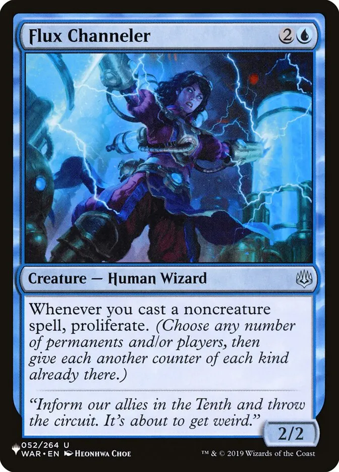 2020 The List Flux Channeler #WAR-52 uncommon card image