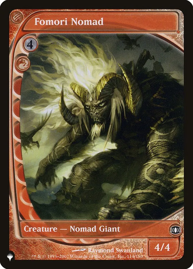 2020 The List Fomori Nomad #FUT-114 common card image