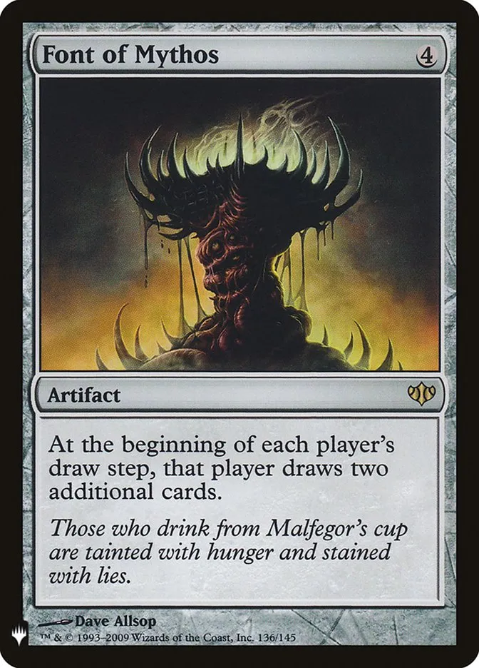 2020 The List Font of Mythos #CON-136 rare card image