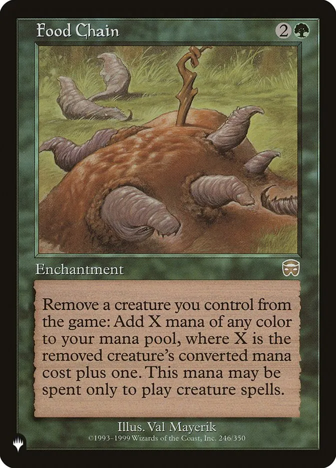 2020 The List Food Chain #MMQ-246 rare card image
