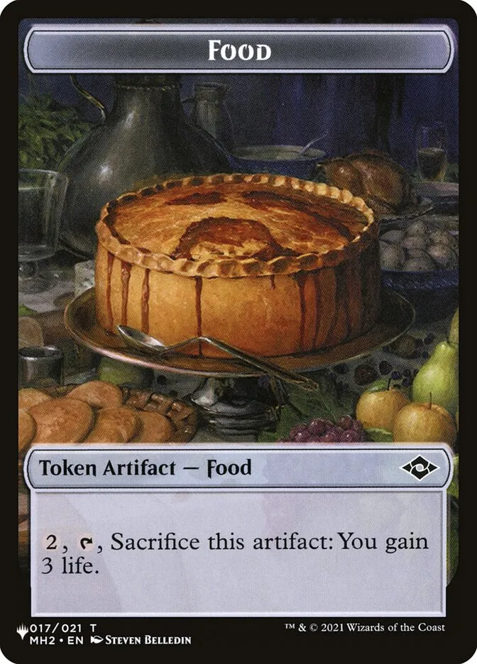 2020 The List Food #TMH2-17 common card image