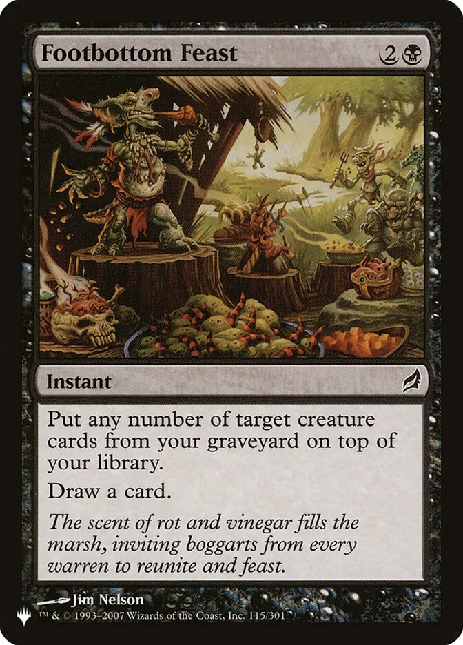 2020 The List Footbottom Feast #LRW-115 common card image