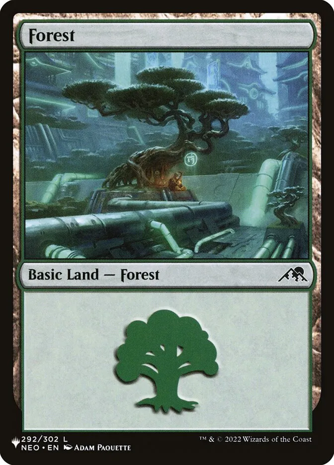 2020 The List Forest common #NEO-292 common card image