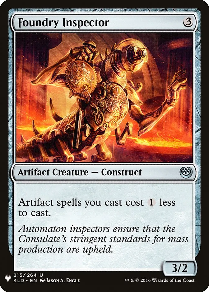 2020 The List Foundry Inspector uncommon #KLD-215 uncommon card image
