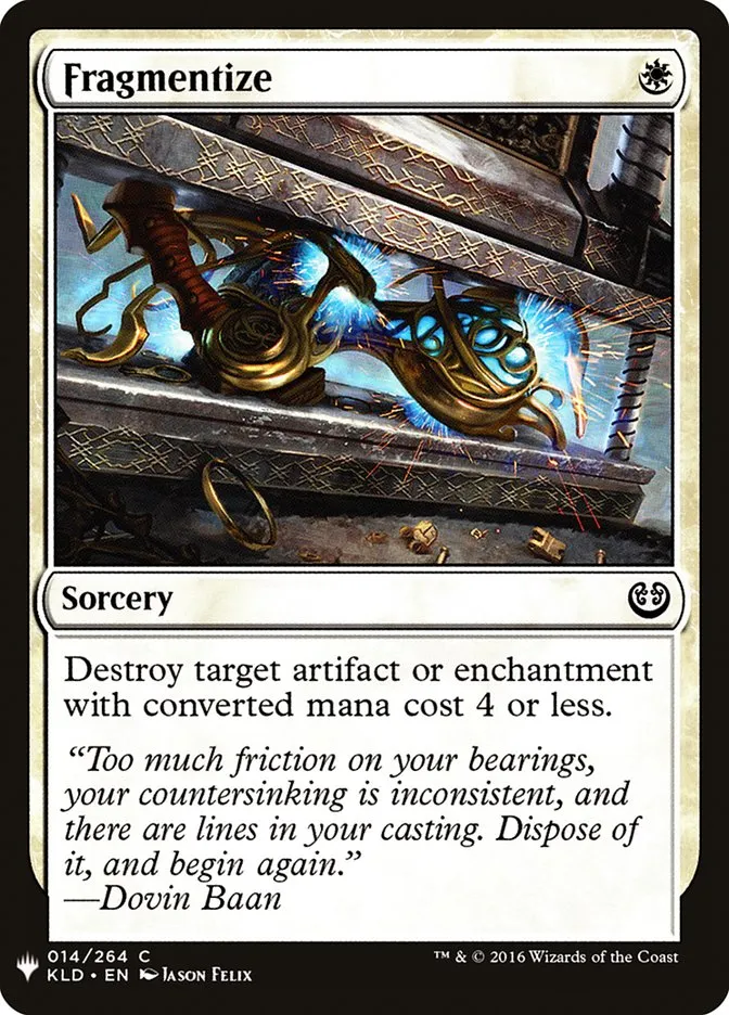 2020 The List Fragmentize common #KLD-14 common card image