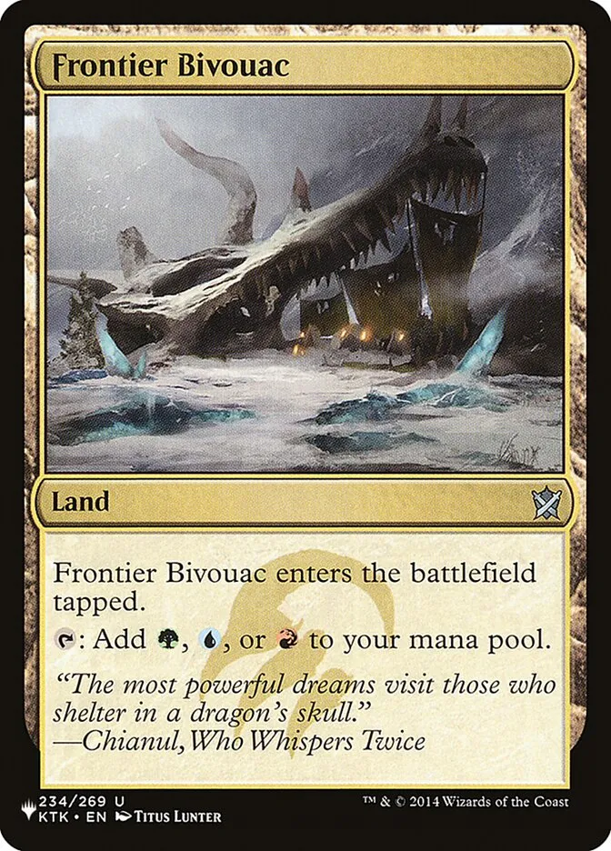 2020 The List Frontier Bivouac #KTK-234 uncommon card image
