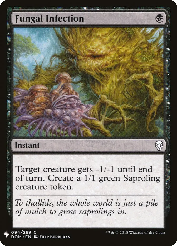2020 The List Fungal Infection #DOM-94 common card image