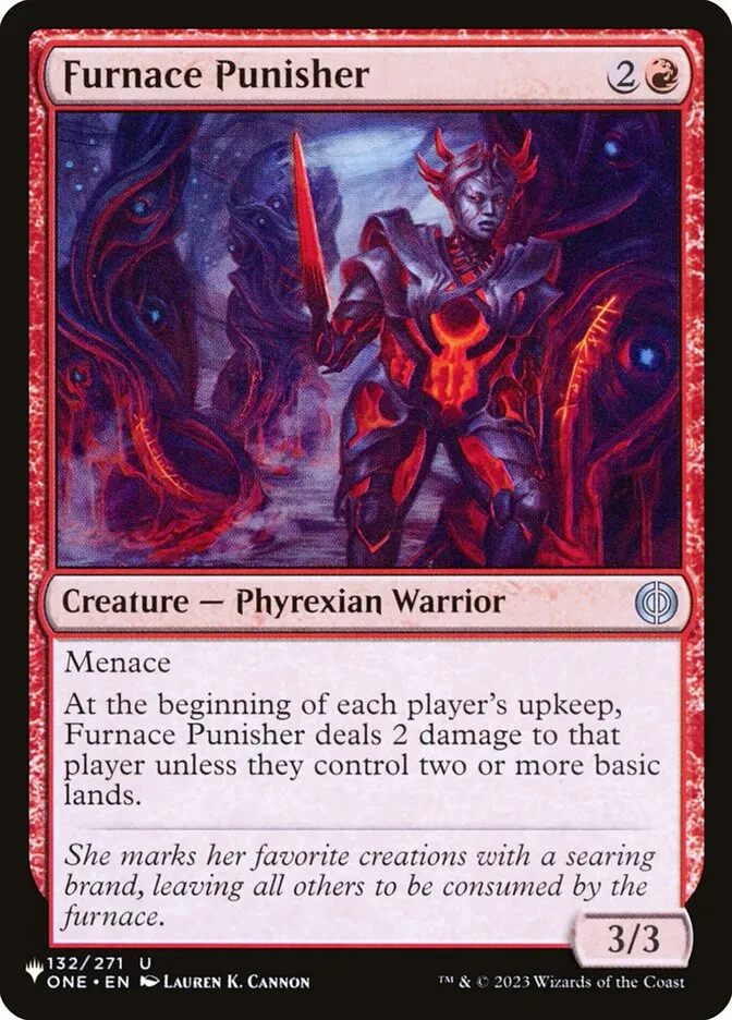 2020 The List Furnace Punisher #ONE-132 uncommon card image