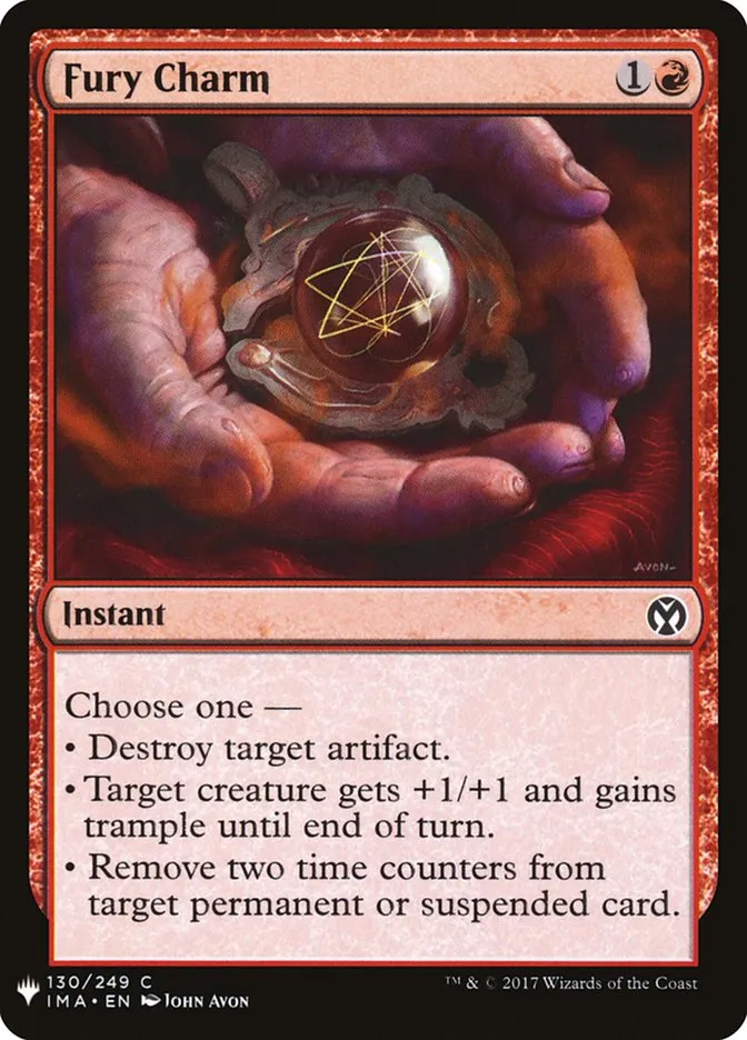 2020 The List Fury Charm #IMA-130 common card image