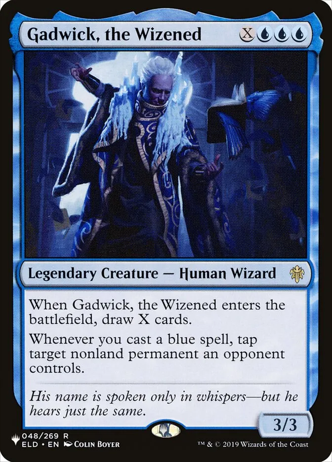 2020 The List Gadwick, the Wizened #ELD-48 rare card image