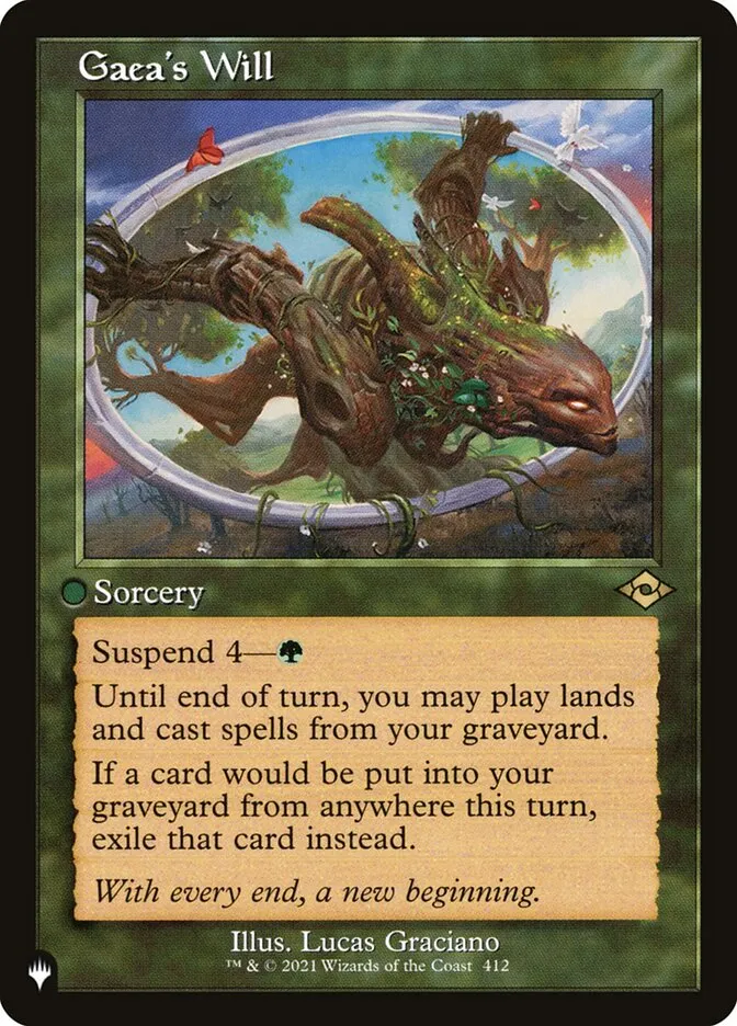 2020 The List Gaea's Will #MH2-412 rare card image