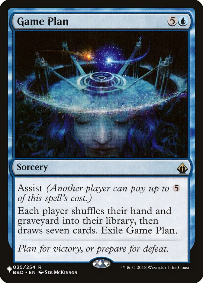 2020 The List Game Plan rare #BBD-35 rare card image