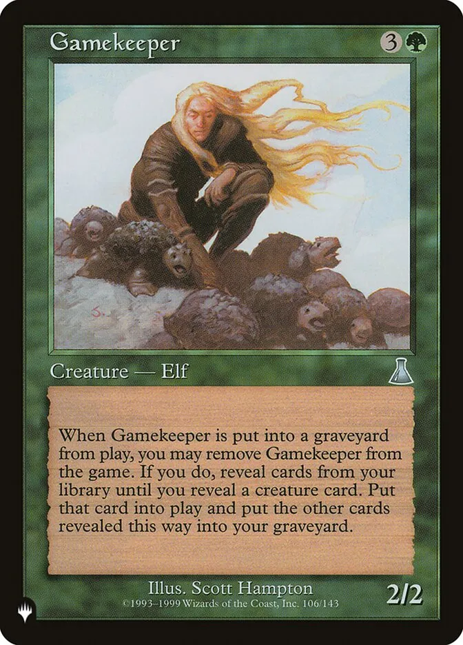 2020 The List Gamekeeper uncommon #UDS-106 uncommon card image