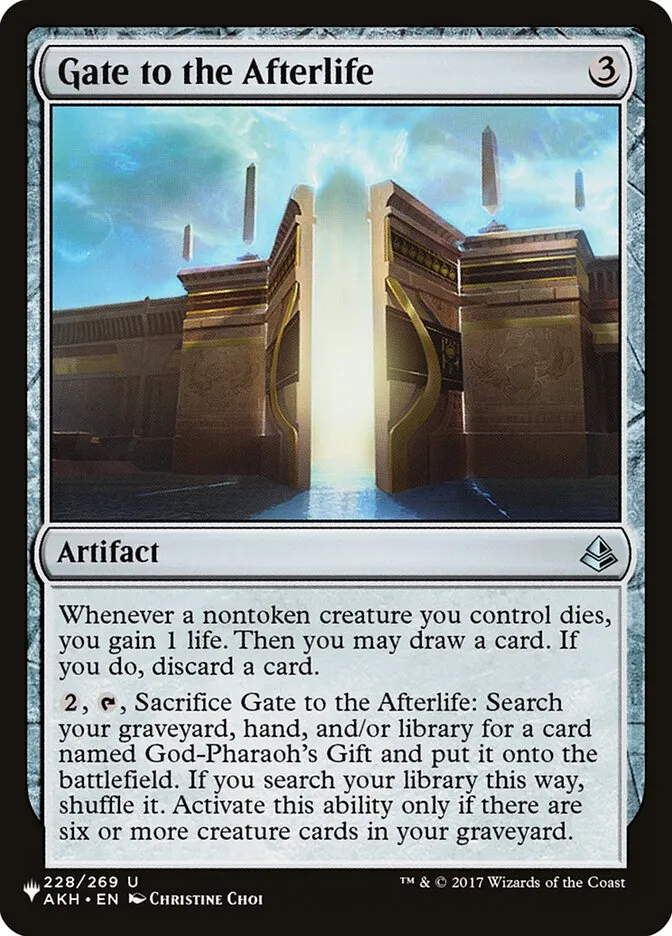 2020 The List Gate to the Afterlife #AKH-228 uncommon card image