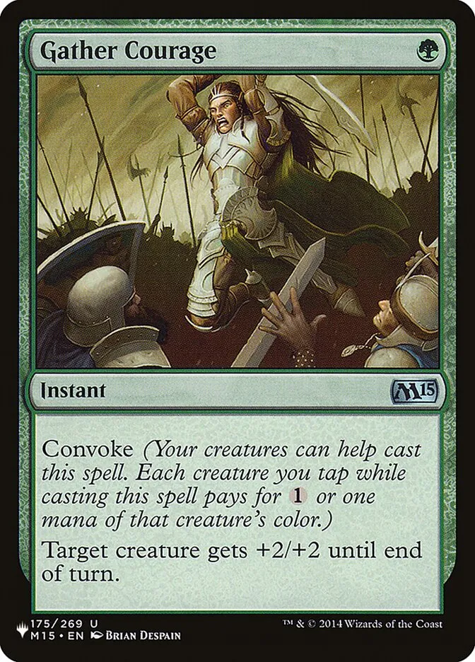2020 The List Gather Courage #M15-175 uncommon card image