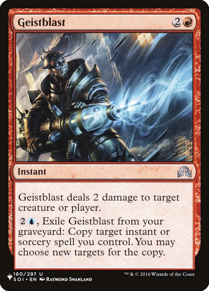 2020 The List Geistblast uncommon #SOI-160 uncommon card image