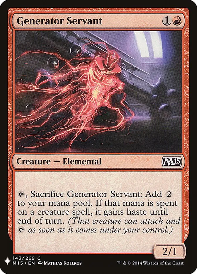 2020 The List Generator Servant common #M15-143 common card image