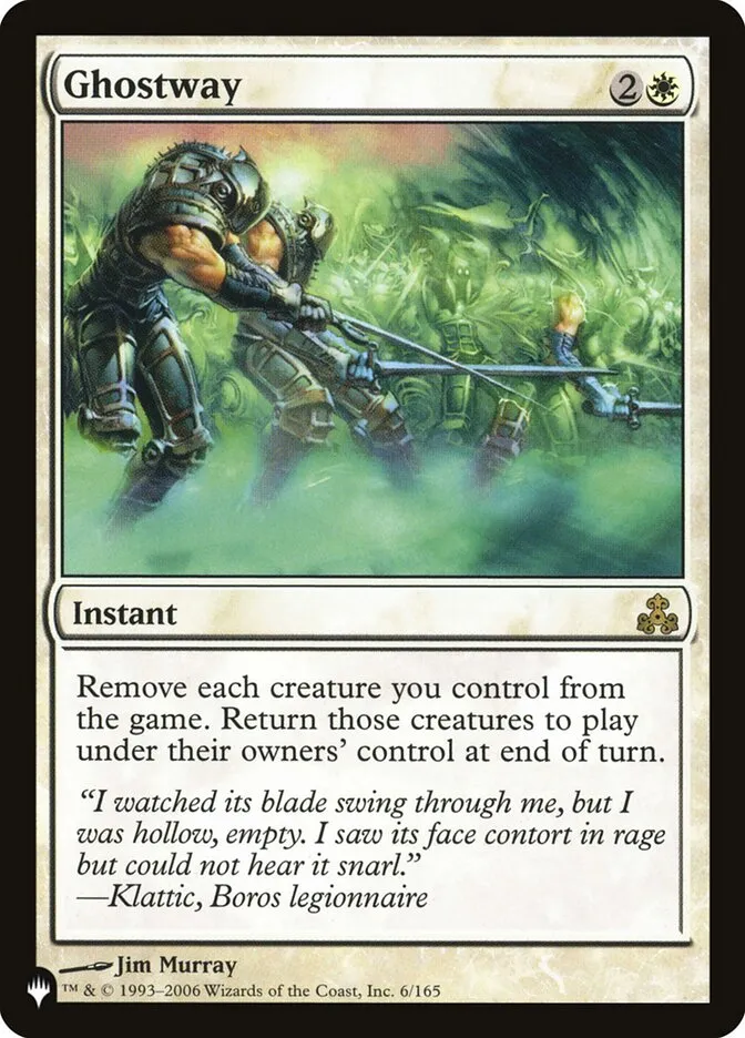 2020 The List Ghostway #GPT-6 rare card image