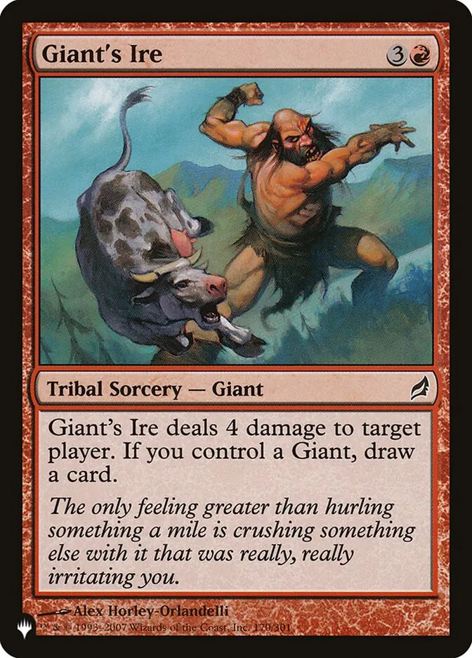 2020 The List Giant's Ire #LRW-170 common card image