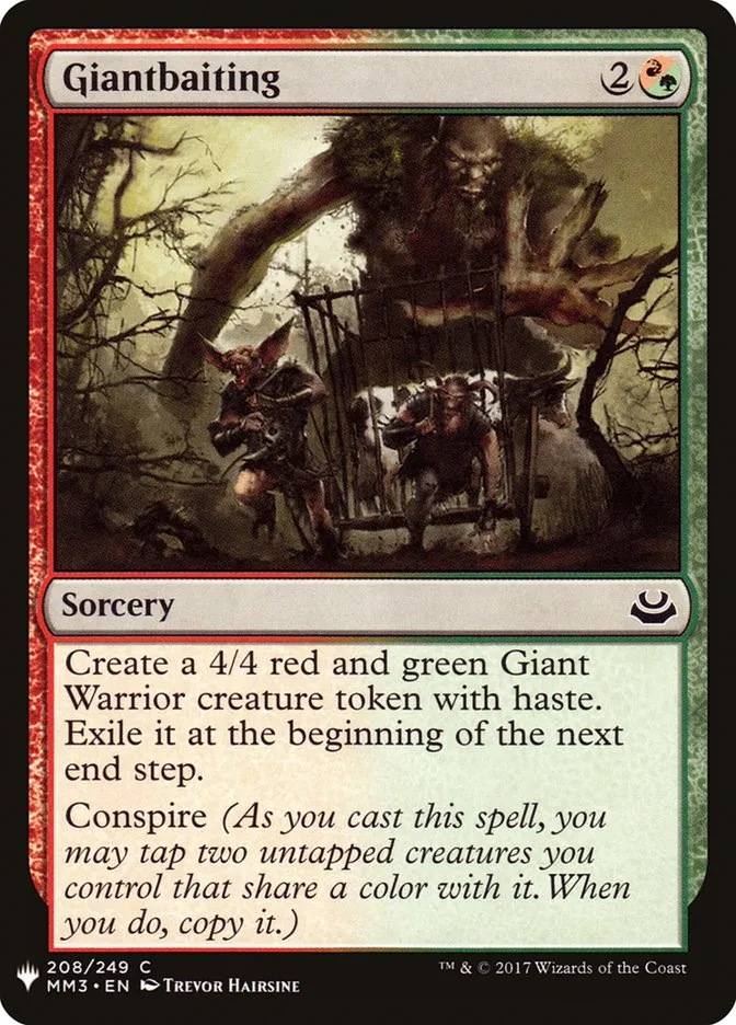 2020 The List Giantbaiting common #MM3-208 common card image