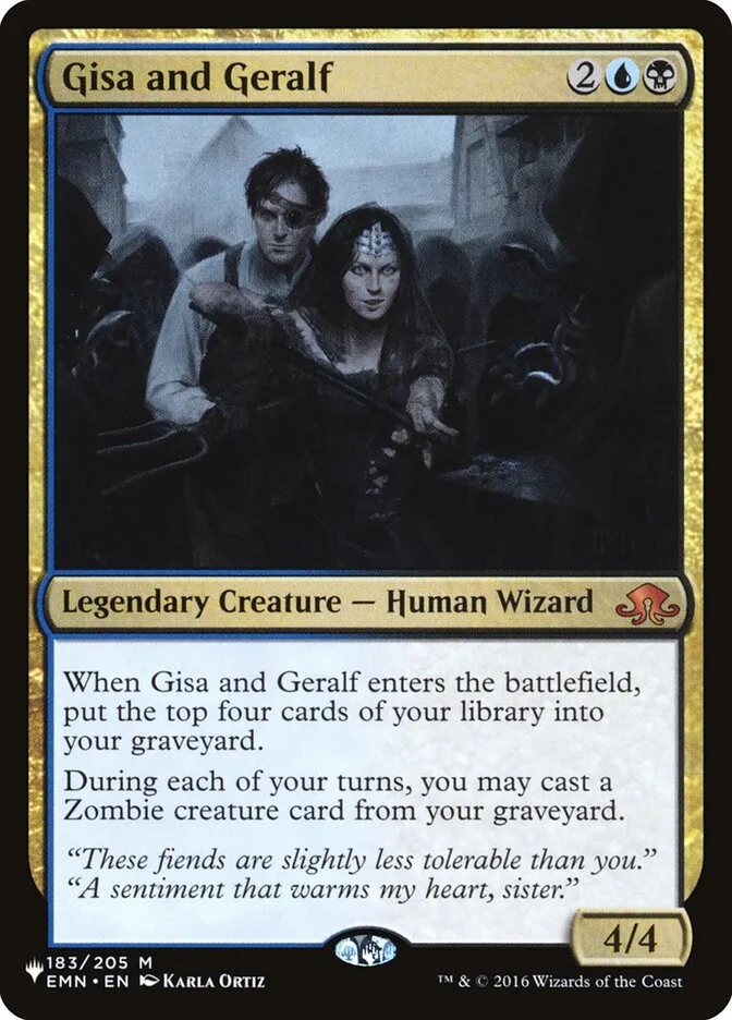 2020 The List Gisa and Geralf #EMN-183 mythic card image