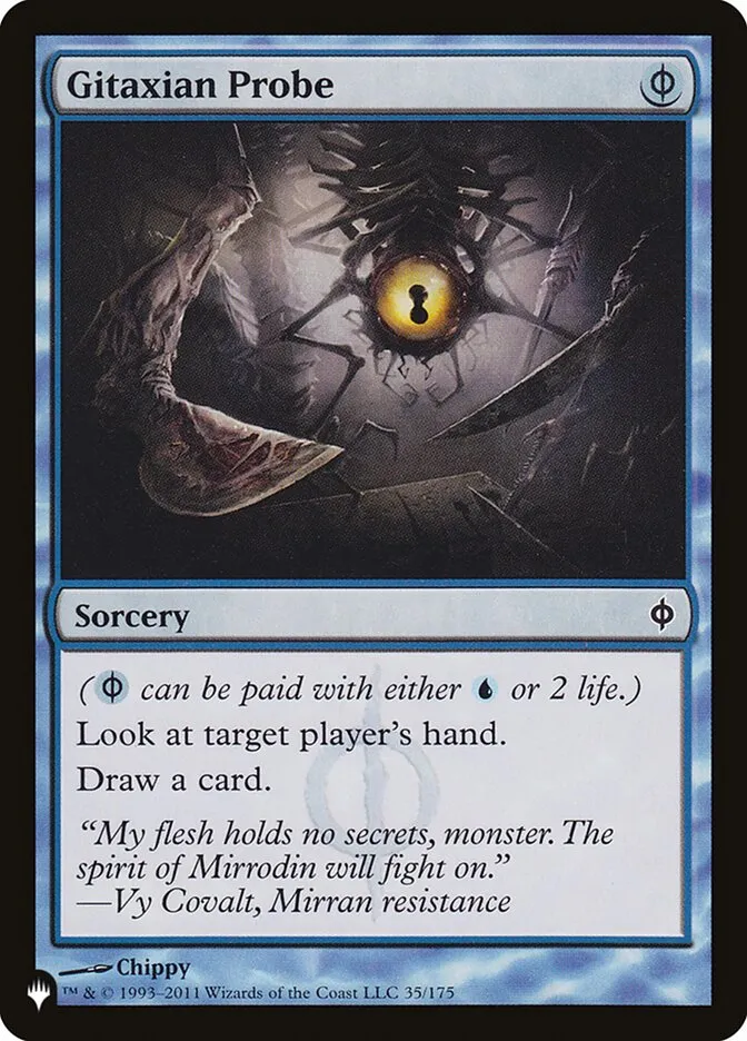 2020 The List Gitaxian Probe common #NPH-35 common card image