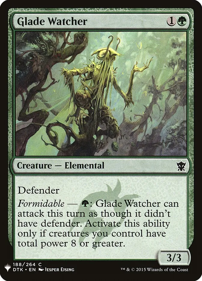 2020 The List Glade Watcher common #DTK-188 common card image