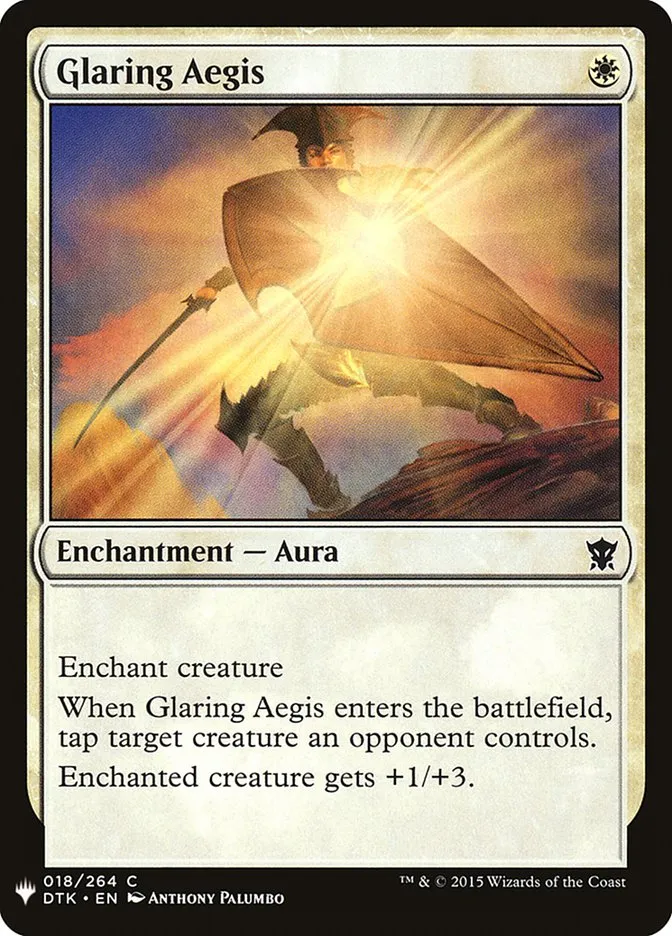 2020 The List Glaring Aegis #DTK-18 common card image