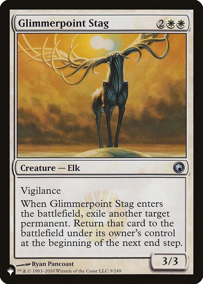 2020 The List Glimmerpoint Stag #SOM-9 uncommon card image