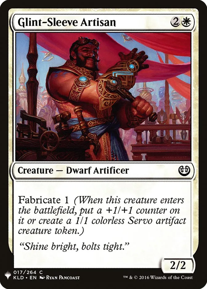 2020 The List Glint-Sleeve Artisan #KLD-17 common card image