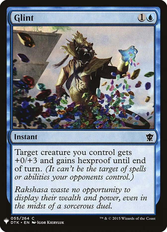 2020 The List Glint common #DTK-55 common card image
