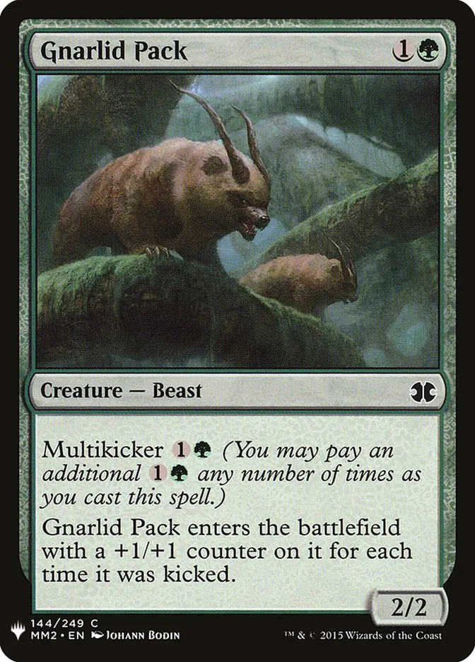 2020 The List Gnarlid Pack common #MM2-144 common card image