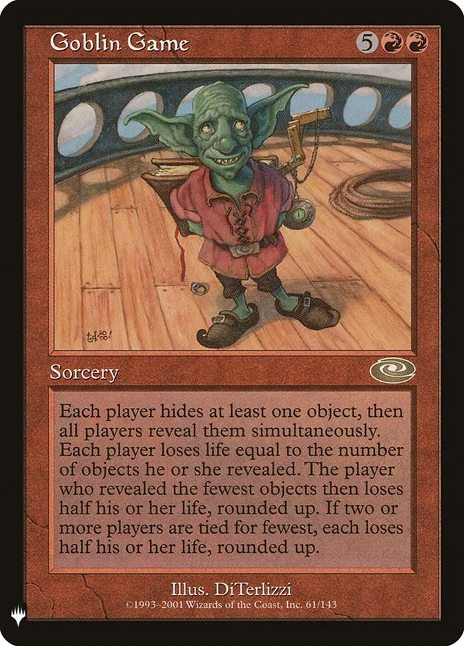 2020 The List Goblin Game #PLS-61 rare card image