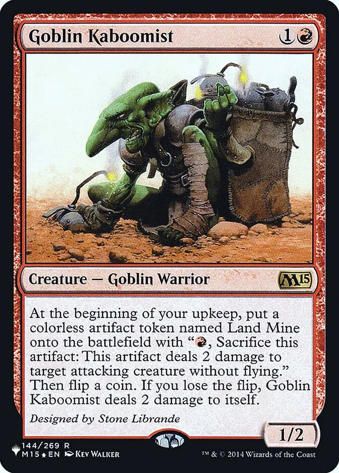 2020 The List Goblin Kaboomist #M15-144 rare card image
