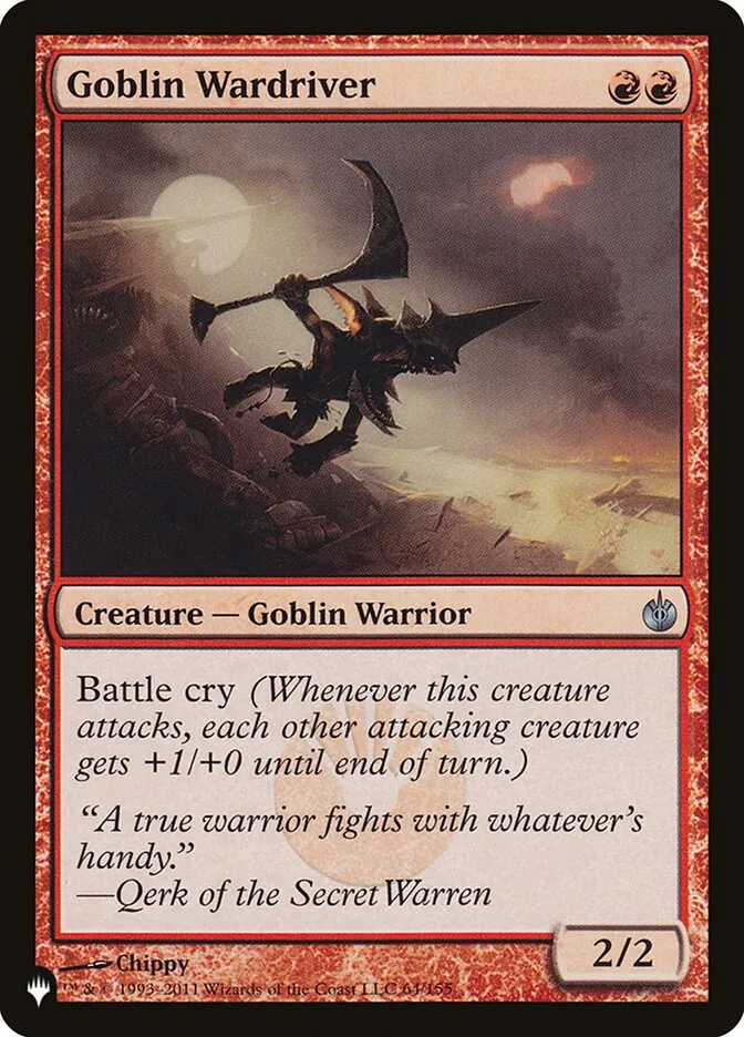 2020 The List Goblin Wardriver #MBS-64 uncommon card image