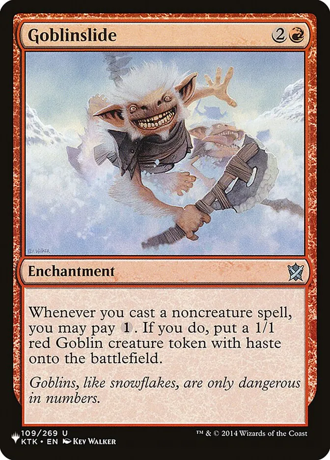 2020 The List Goblinslide uncommon #KTK-109 uncommon card image
